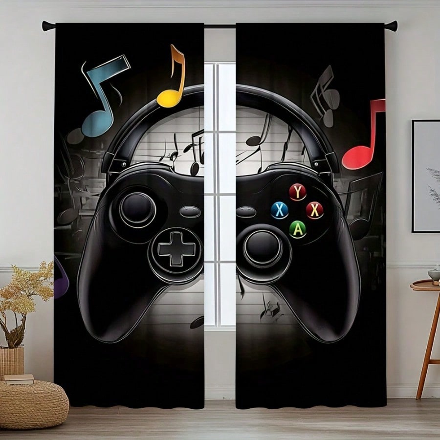 Retro Gaming Youtube - 2 Tende per Sala Giochi Retrò,