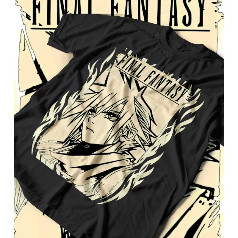 Retro Gaming T Shirt - T-shirt Final Fantasy VII Rebirth FF7