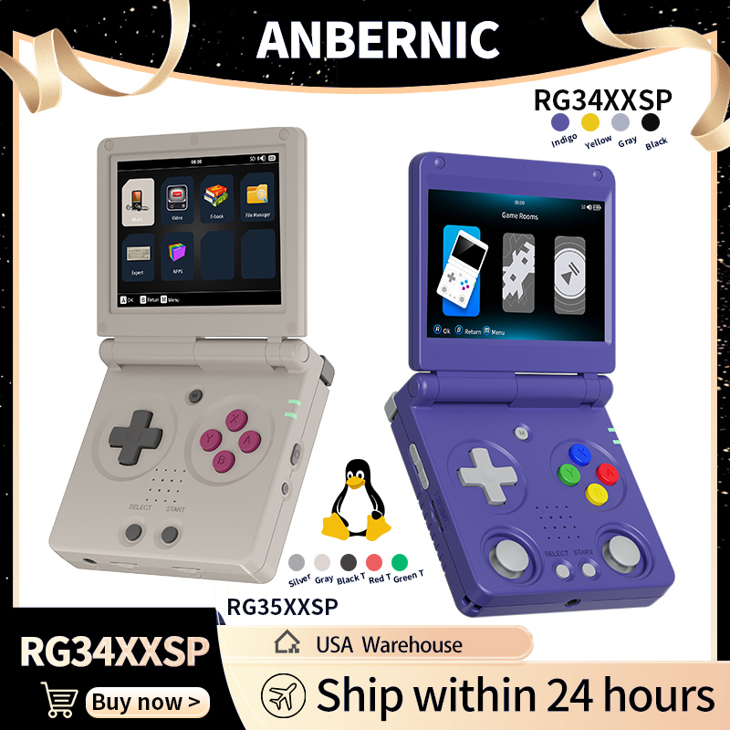 Anbernic RG34XXSP RG35XXSP Con - Retro Gaming N64 recensione e prezzo